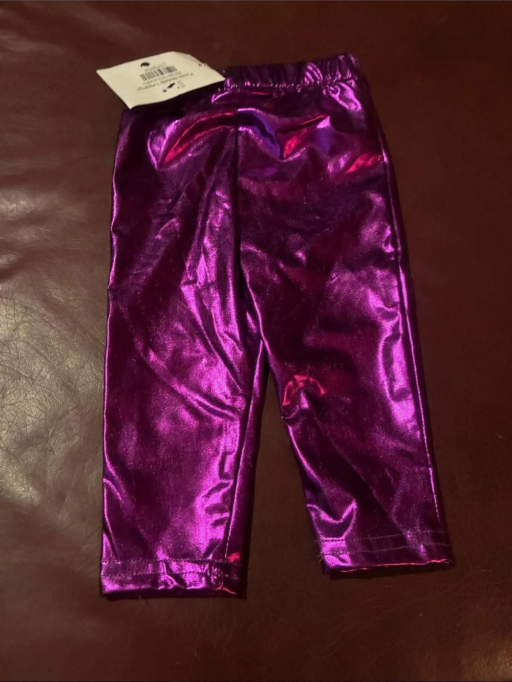 Carter's Metallic Magenta Purple Leggings